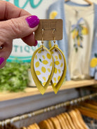 RoseHeart Lemon Petal Earrings-250 Jewelry-RH-The Lovely Closet, Women's Fashion Boutique in Alexandria, KY