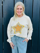 Star of the Show Pullover-110 Long Sleeve Top-The Lovely Closet-The Lovely Closet, Women's Fashion Boutique in Alexandria, KY