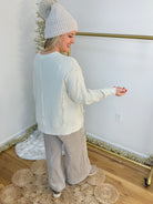 Winter-y Mix Thermal Top-110 Long Sleeve Top-easel-The Lovely Closet, Women's Fashion Boutique in Alexandria, KY