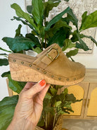 Corkys Who Knew Clog - Tan-270 Shoes-Corkys-The Lovely Closet, Women's Fashion Boutique in Alexandria, KY