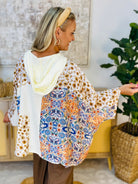 Oversize Crochet Contrast Pullover-110 Long Sleeve Top-Pol Clothing-The Lovely Closet, Women's Fashion Boutique in Alexandria, KY