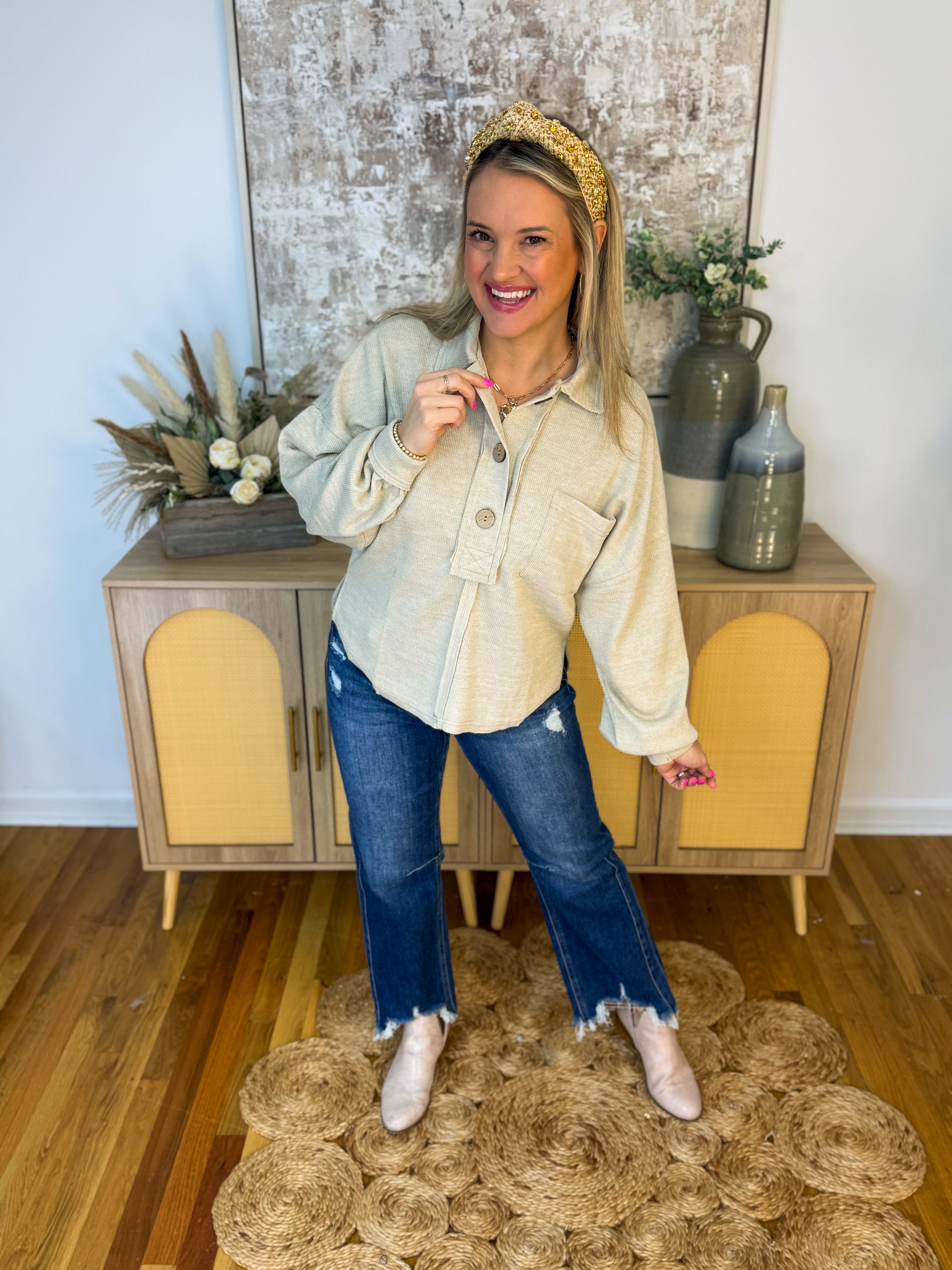 Charming Pullover-110 Long Sleeve Top-Blu Pepper-The Lovely Closet, Women's Fashion Boutique in Alexandria, KY