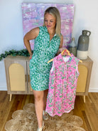 Sun Cool Dress - Green Paisley-180 Dresses-Dear Scarlett-The Lovely Closet, Women's Fashion Boutique in Alexandria, KY