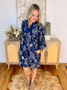 Modern Heritage Dress-180 Dresses-Umgee-The Lovely Closet, Women's Fashion Boutique in Alexandria, KY