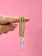 Silver Hematite Grateful 5mm-260 eNewton-eNewton-The Lovely Closet, Women's Fashion Boutique in Alexandria, KY