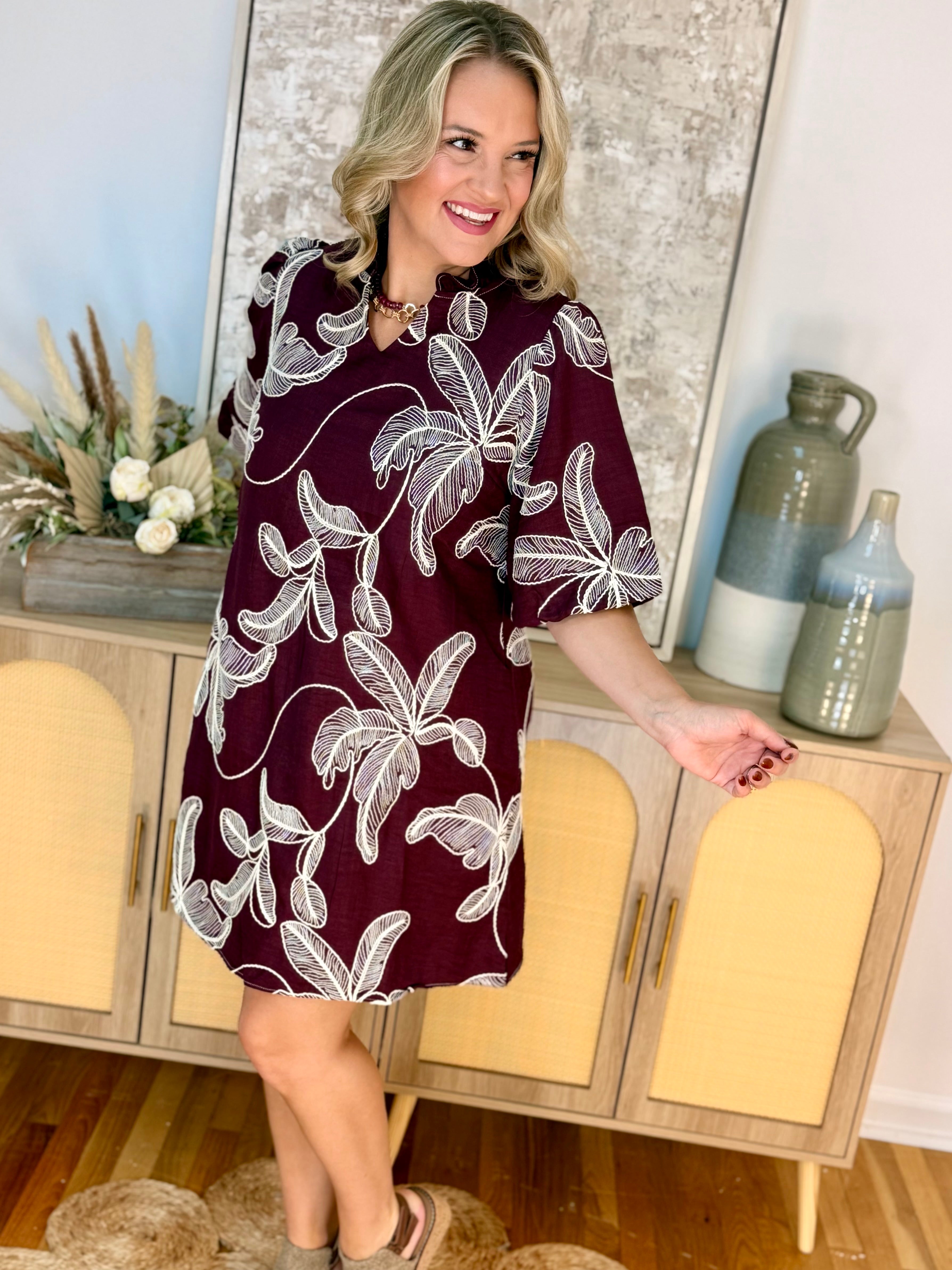 Sipping Sangria Dress-180 Dresses-She + Sky-The Lovely Closet, Women's Fashion Boutique in Alexandria, KY