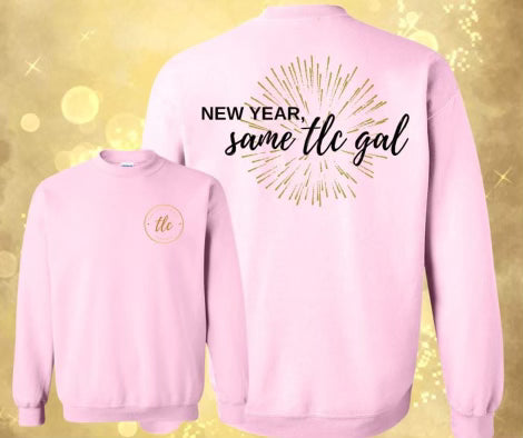 TLC New Year Custom Crewneck Sweatshirt-The Lovely Closet-The Lovely Closet, Women's Fashion Boutique in Alexandria, KY