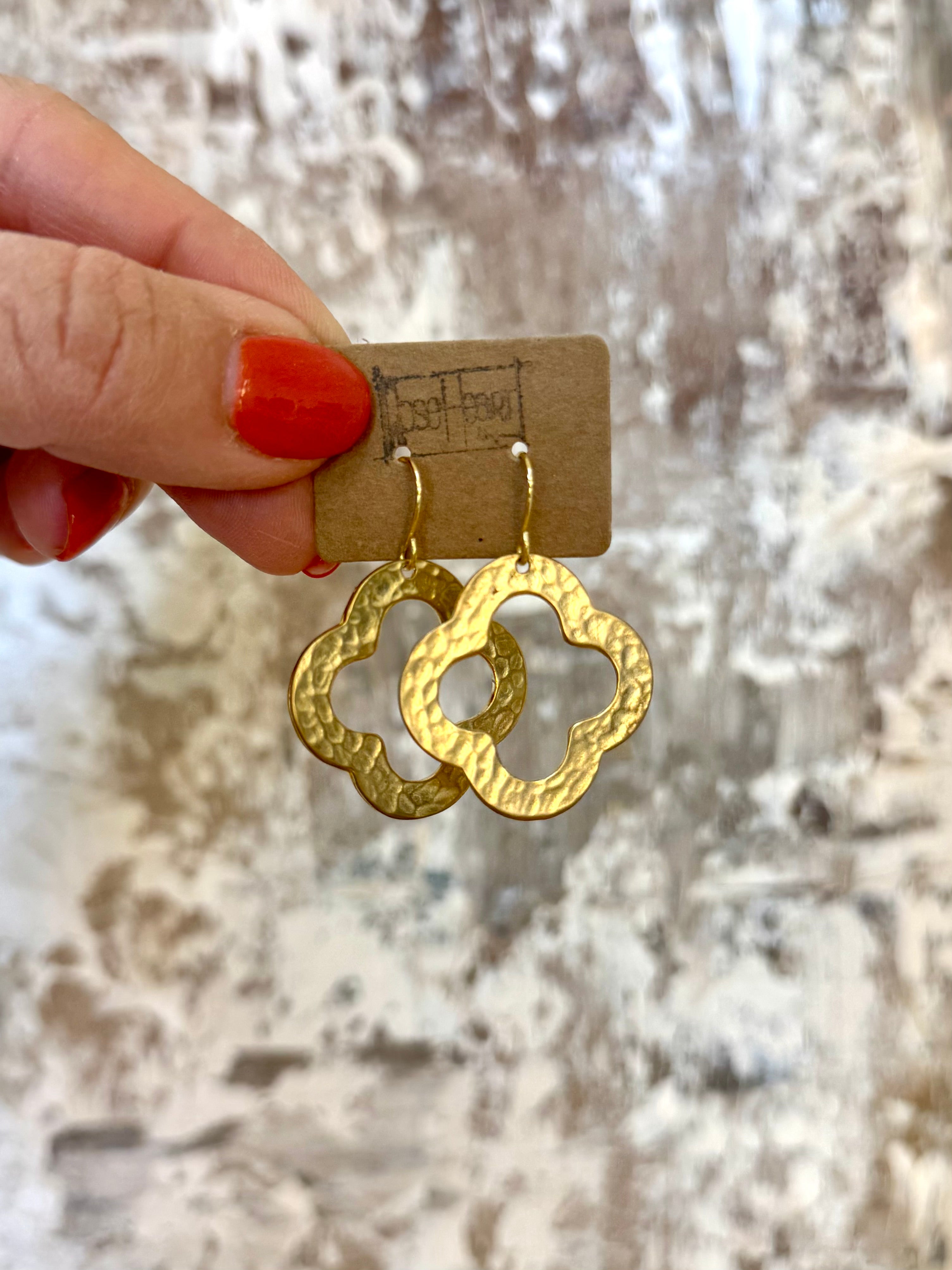 RoseHeart Earrings - Dressed for Fall-180 Dresses-RH-The Lovely Closet, Women's Fashion Boutique in Alexandria, KY