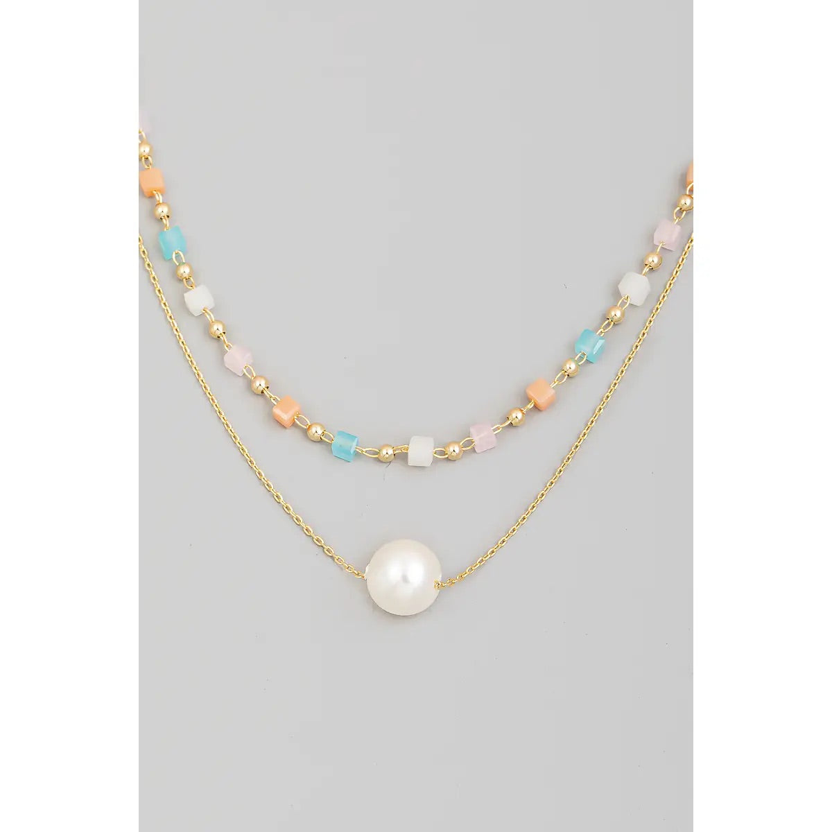 Layered Pearl Necklace-250 Jewelry-Fame-The Lovely Closet, Women's Fashion Boutique in Alexandria, KY