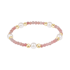 ENEWTON PURPOSE PEARL 6MM GEM BRACELET - PINK OPAL-260 eNewton-eNewton-The Lovely Closet, Women's Fashion Boutique in Alexandria, KY
