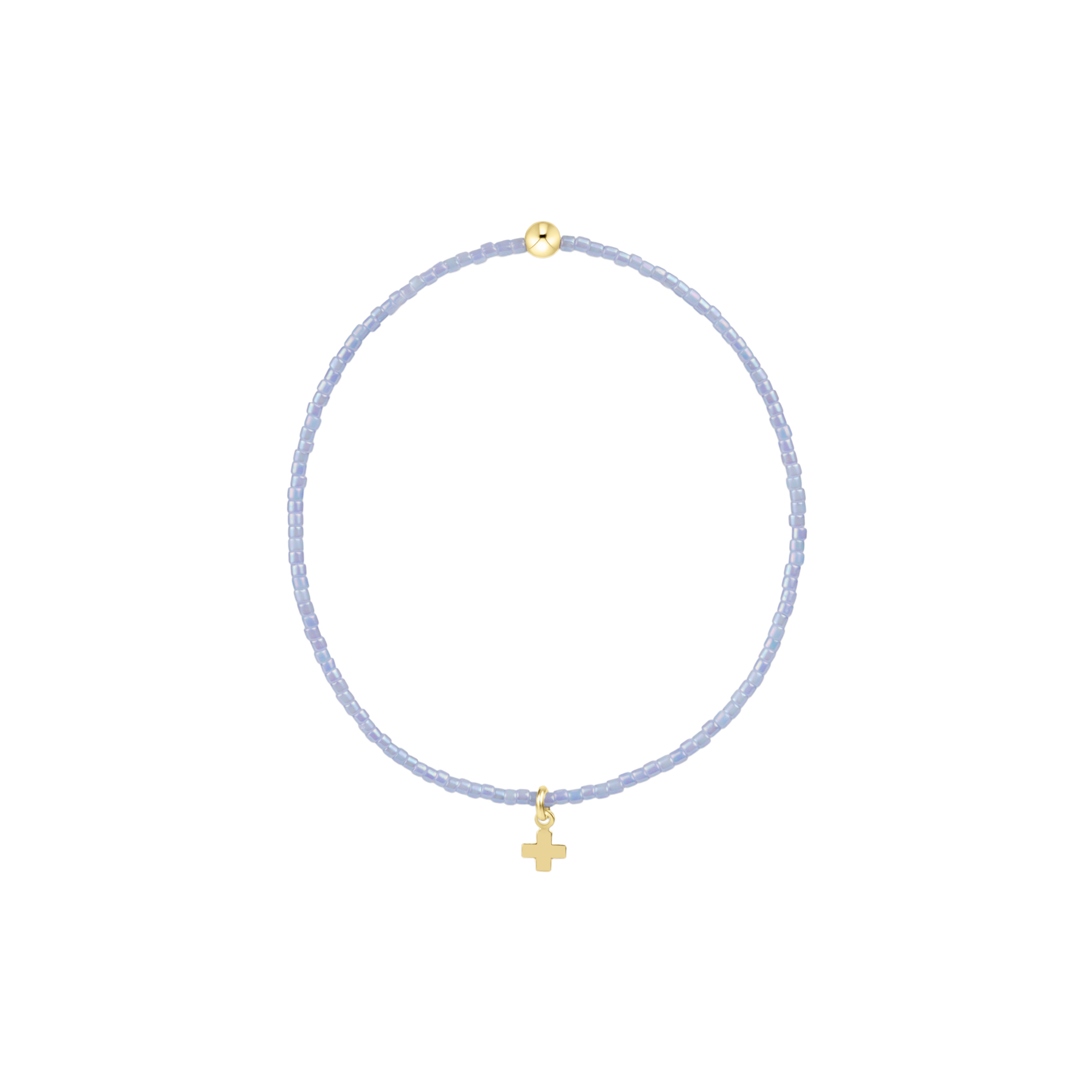 ENEWTON HOPE CLASSIC OCEAN MIST BRACELET - SIGNATURE CROSS SMALL GOLD CHARM-260 eNewton-eNewton-The Lovely Closet, Women's Fashion Boutique in Alexandria, KY