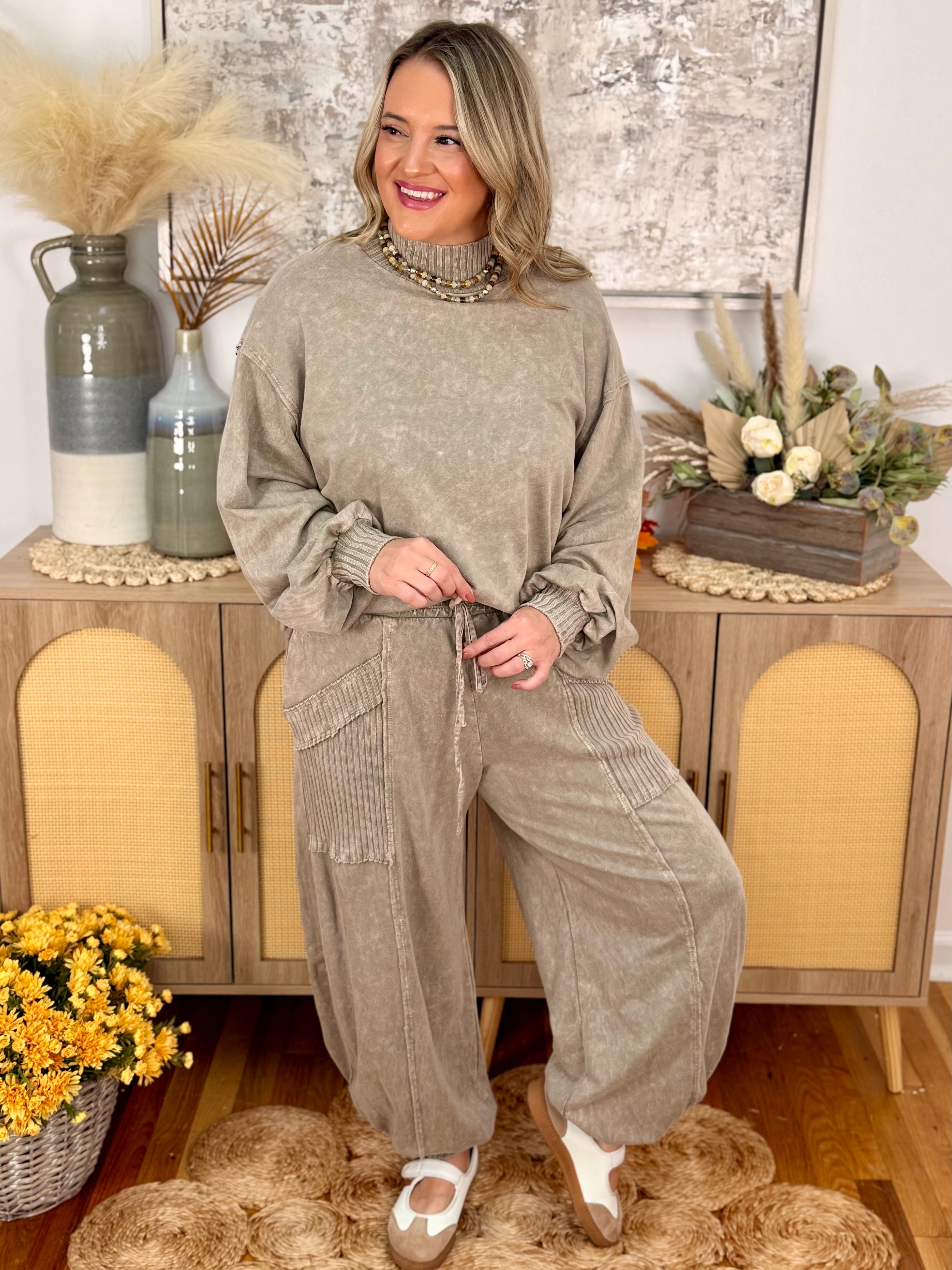 Cool Intentions Joggers - Vintage Olive-240 Pants-jHer-The Lovely Closet, Women's Fashion Boutique in Alexandria, KY
