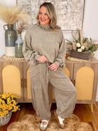 Cool Intentions Joggers - Vintage Olive-240 Pants-jHer-The Lovely Closet, Women's Fashion Boutique in Alexandria, KY