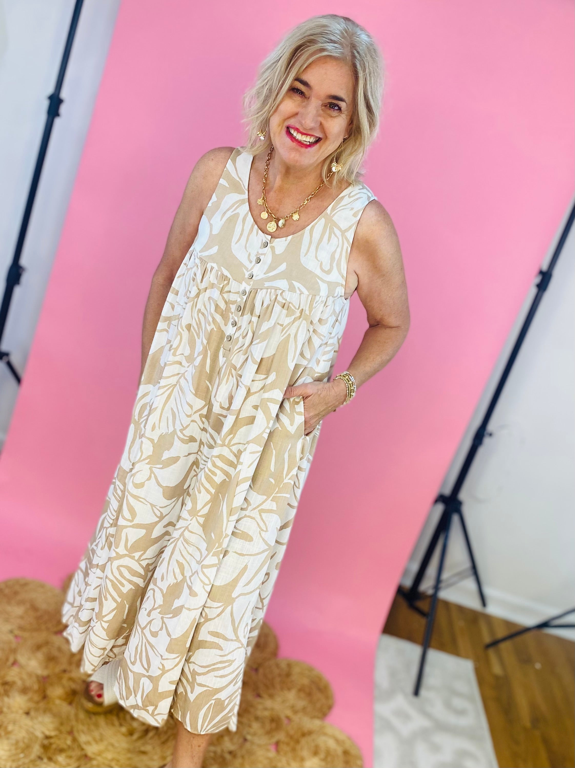 Sandy Toes Jumpsuit-190 Rompers/Jumpsuits/Sets-The Lovely Closet-The Lovely Closet, Women's Fashion Boutique in Alexandria, KY