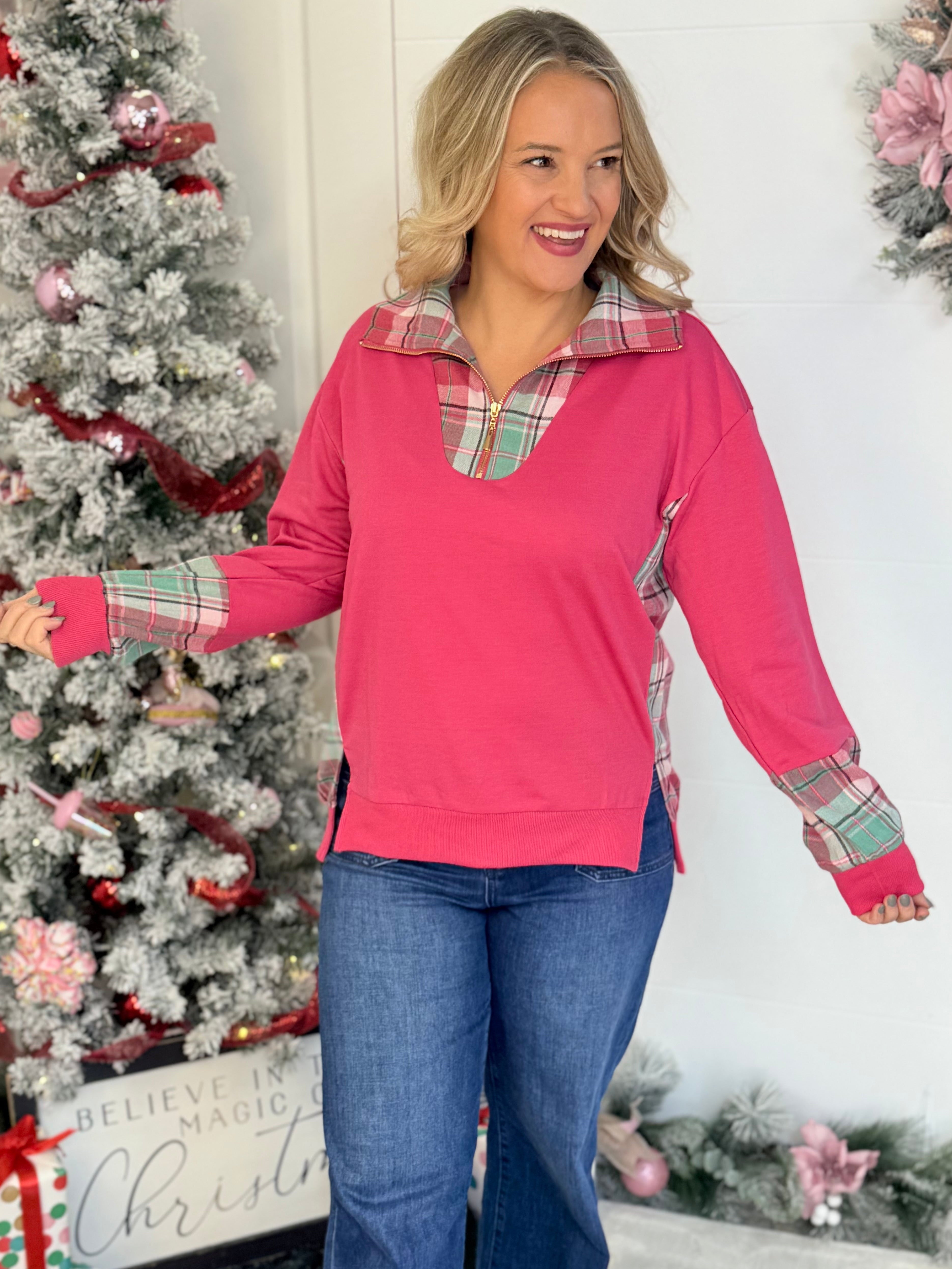 FINAL SALE Juniper Pullover-350 Holiday-Jess Lea-The Lovely Closet, Women's Fashion Boutique in Alexandria, KY