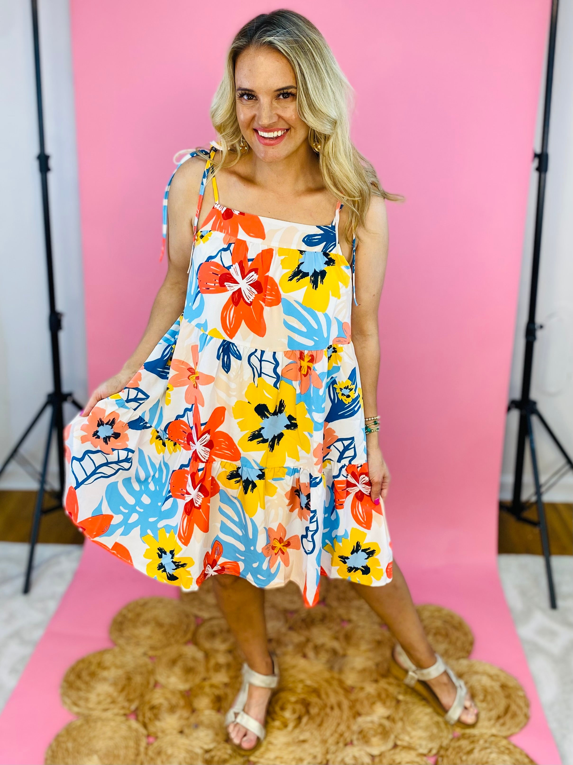 Island Oasis Dress-180 Dresses-Doe and Rae-The Lovely Closet, Women's Fashion Boutique in Alexandria, KY