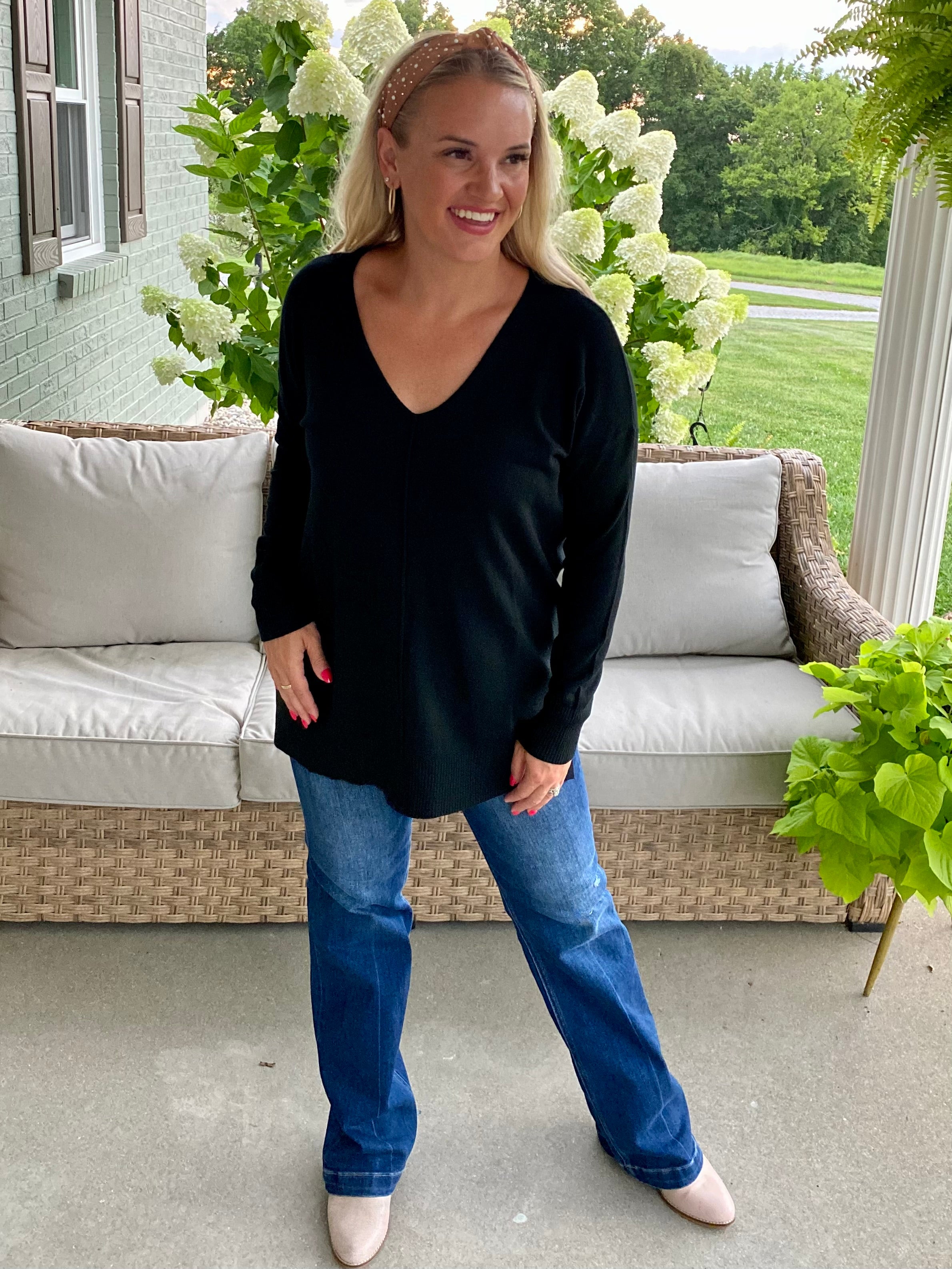 Dream Sweater - Black-140 Sweaters-zenana-The Lovely Closet, Women's Fashion Boutique in Alexandria, KY