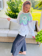 Cottage Garden Pullover-110 Long Sleeve Top-easel-The Lovely Closet, Women's Fashion Boutique in Alexandria, KY