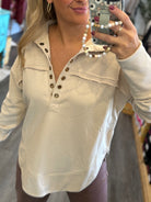 Hayride Pullover-110 Long Sleeve Top-bibi-The Lovely Closet, Women's Fashion Boutique in Alexandria, KY