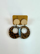 Game Day RoseHeart Football Earrings-250 Jewelry-RH-The Lovely Closet, Women's Fashion Boutique in Alexandria, KY