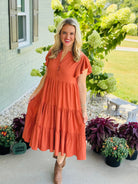 Anticipating Autumn Midi Dress-180 Dresses-The Lovely Closet-The Lovely Closet, Women's Fashion Boutique in Alexandria, KY