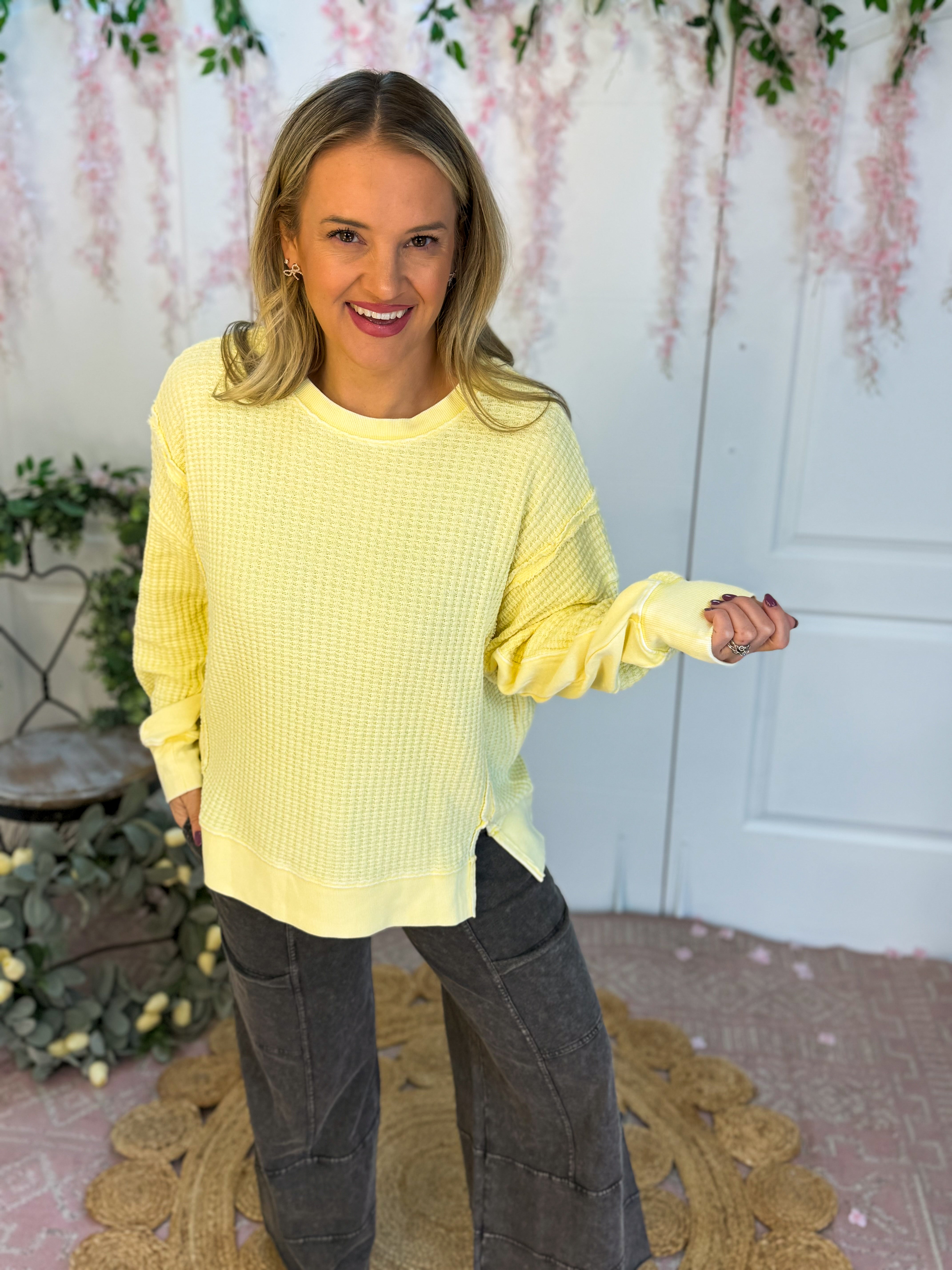 Sunshine Pullover-110 Long Sleeve Top-easel-The Lovely Closet, Women's Fashion Boutique in Alexandria, KY