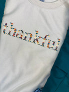 Thankful Embroidered Crewneck-150 Sweatshirts-The Lovely Closet-The Lovely Closet, Women's Fashion Boutique in Alexandria, KY