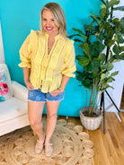Sunny Gatherings Top-110 Long Sleeve Top-easel-The Lovely Closet, Women's Fashion Boutique in Alexandria, KY