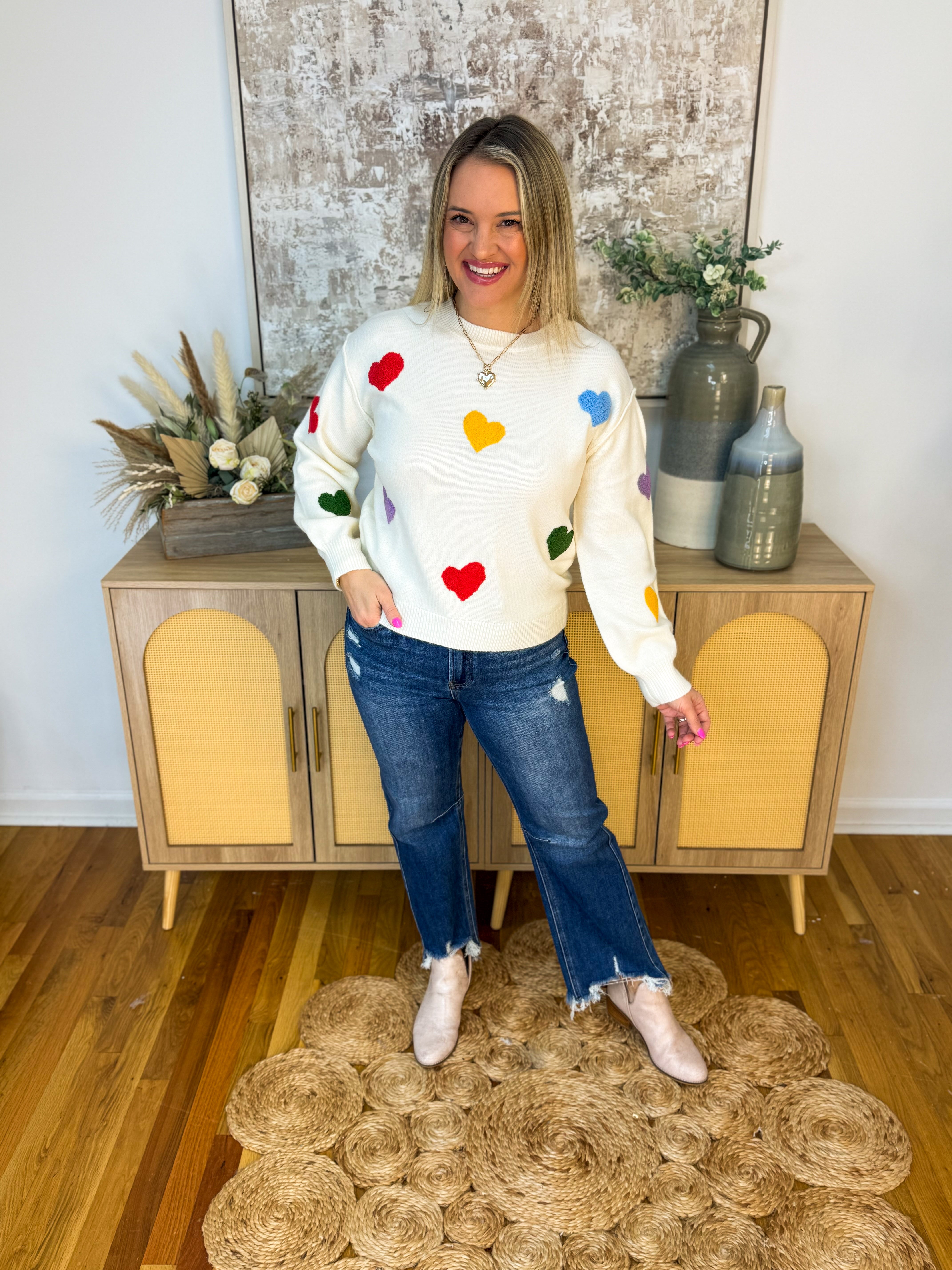 All My Love Sweater-140 Sweaters-Blu Pepper-The Lovely Closet, Women's Fashion Boutique in Alexandria, KY