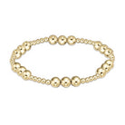 Classic Gold Joy 6mm Bead Bracelet-260 eNewton-eNewton-The Lovely Closet, Women's Fashion Boutique in Alexandria, KY