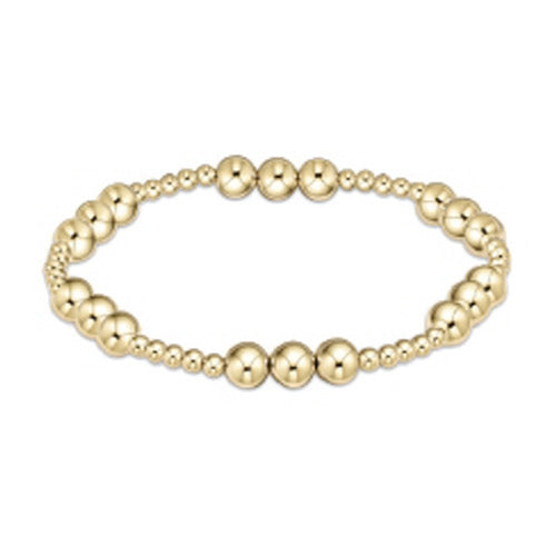 Classic Gold Joy 6mm Bead Bracelet-260 eNewton-eNewton-The Lovely Closet, Women's Fashion Boutique in Alexandria, KY