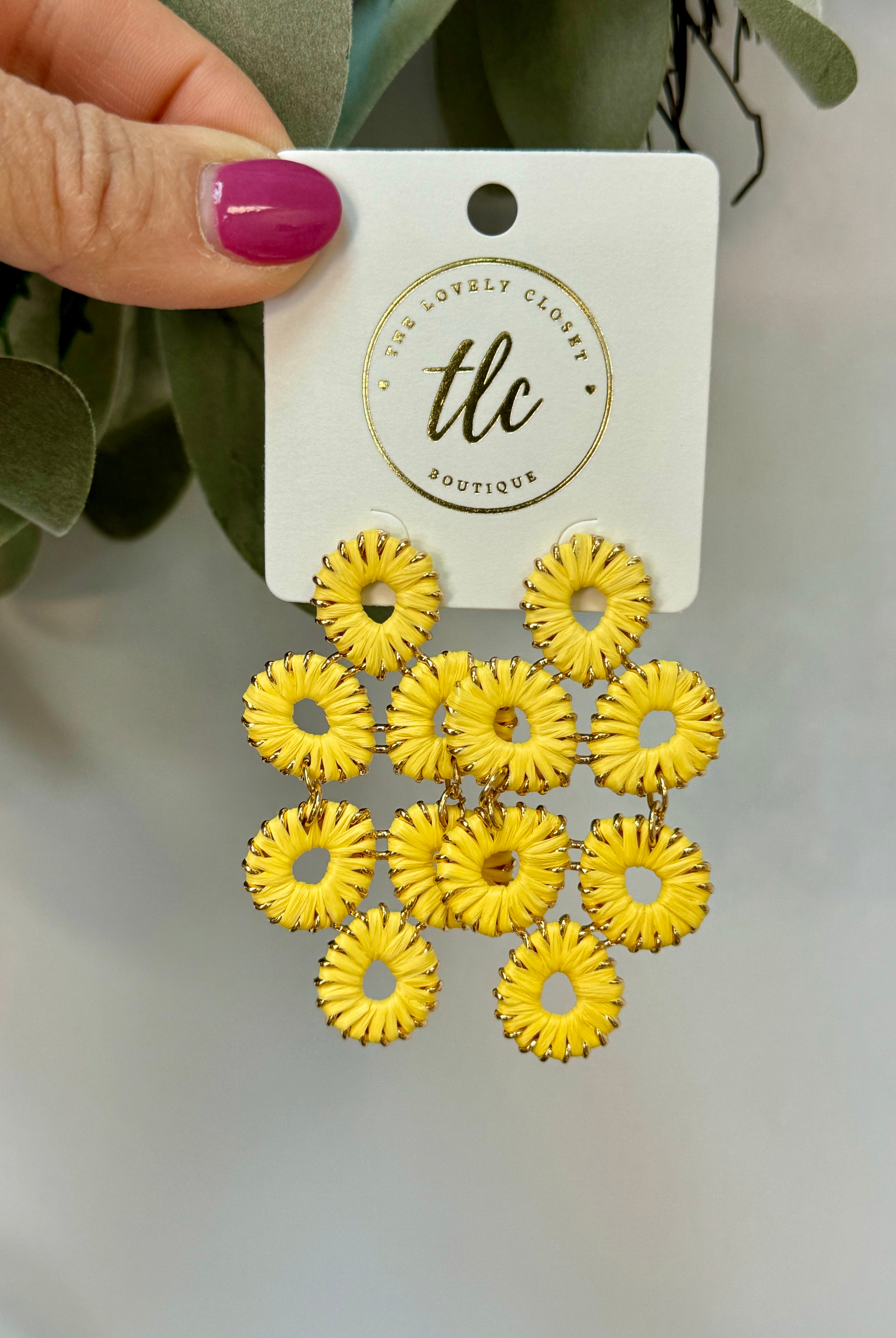 Sunshine Party Earrings-Earrings-The Lovely Closet-The Lovely Closet, Women's Fashion Boutique in Alexandria, KY