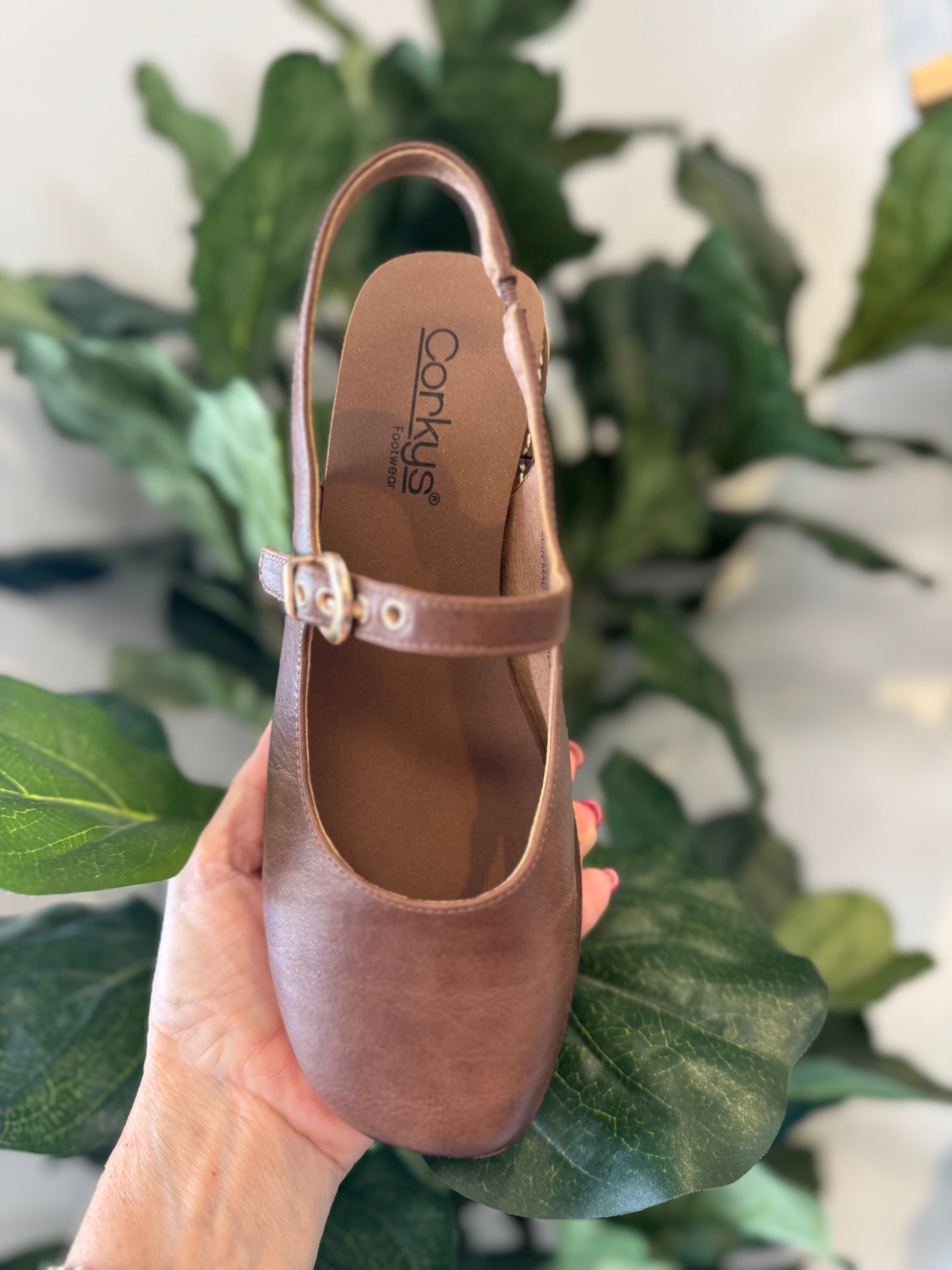 Corkys Pitty Party - Congac-270 Shoes-Corkys-The Lovely Closet, Women's Fashion Boutique in Alexandria, KY