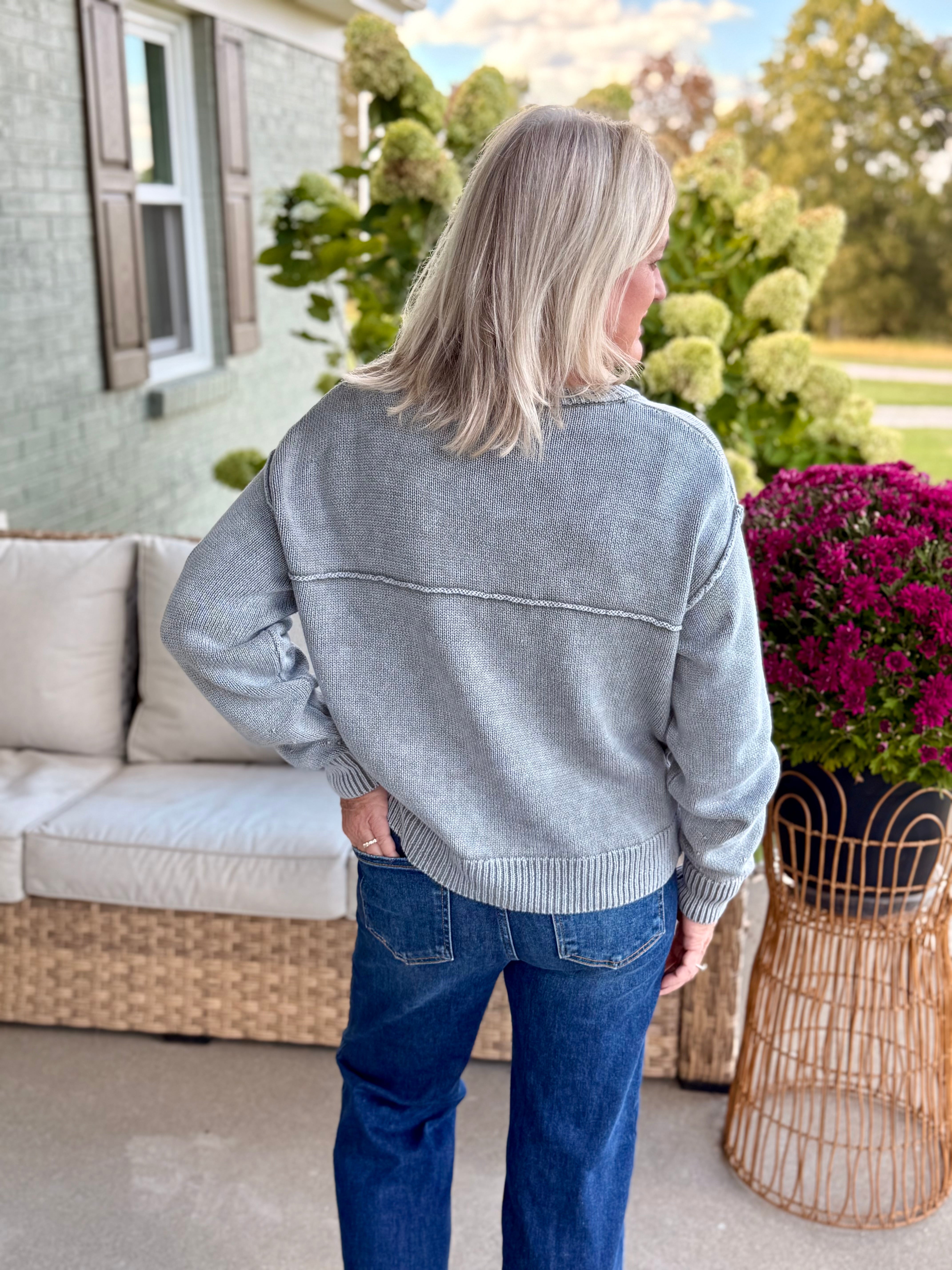 FINAL SALE Falling Leaves Cardigan - Teal-160 Cardigan/Kimonos-Bibi-The Lovely Closet, Women's Fashion Boutique in Alexandria, KY