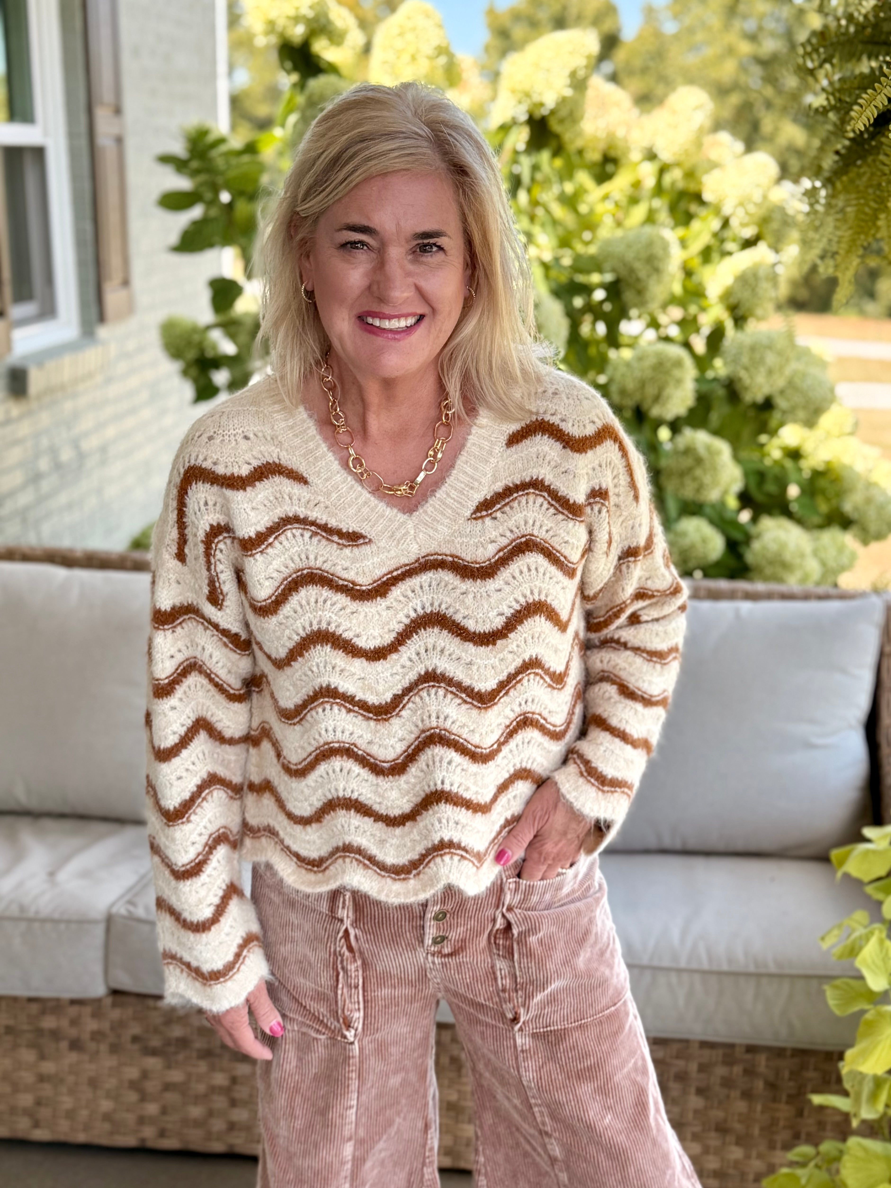 FINAL SALE - Maple Kiss Sweater-140 Sweaters-bibi-The Lovely Closet, Women's Fashion Boutique in Alexandria, KY