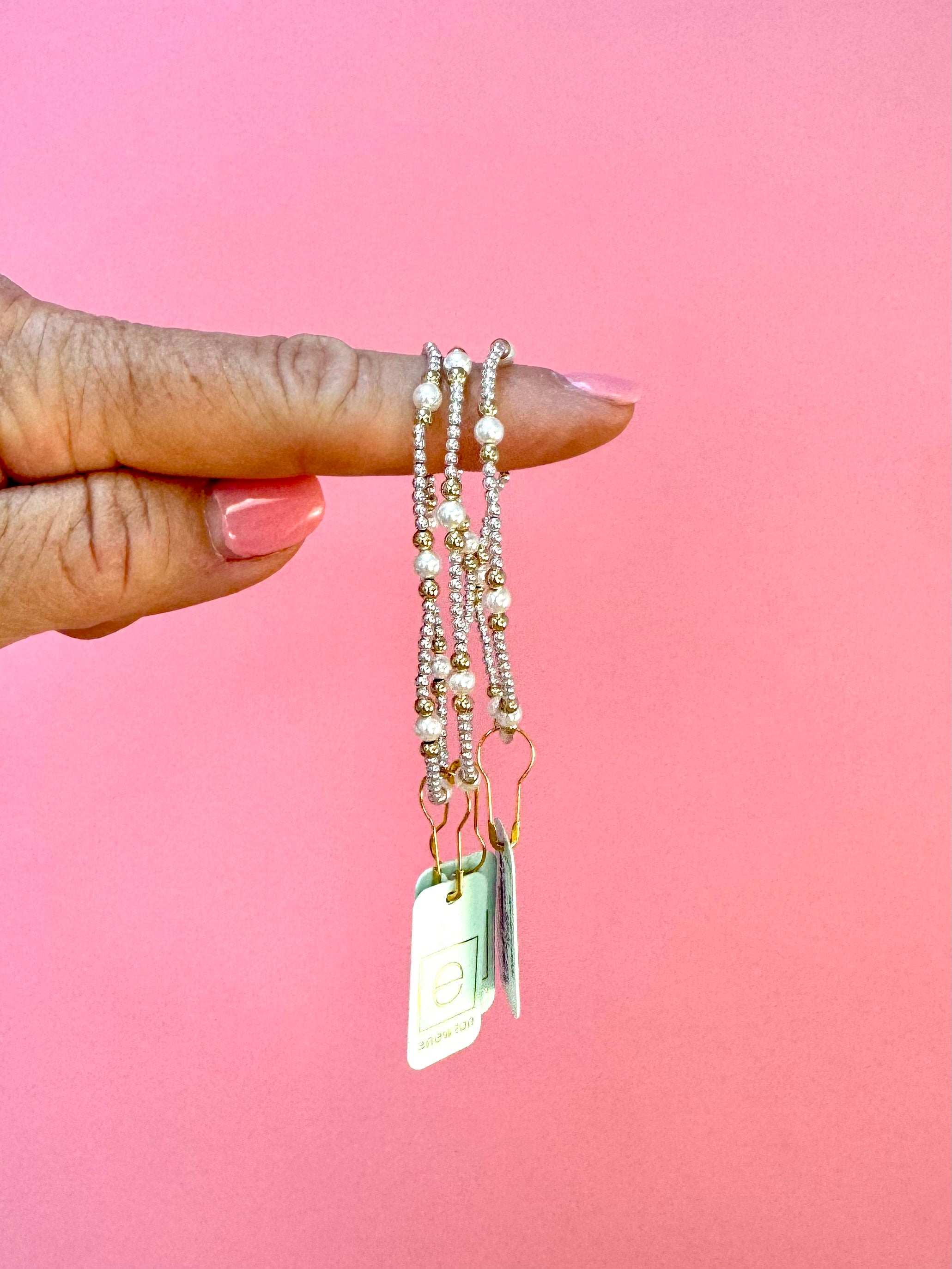 Classic Mixed Metal Pearl Purpose 4mm-260 eNewton-eNewton-The Lovely Closet, Women's Fashion Boutique in Alexandria, KY