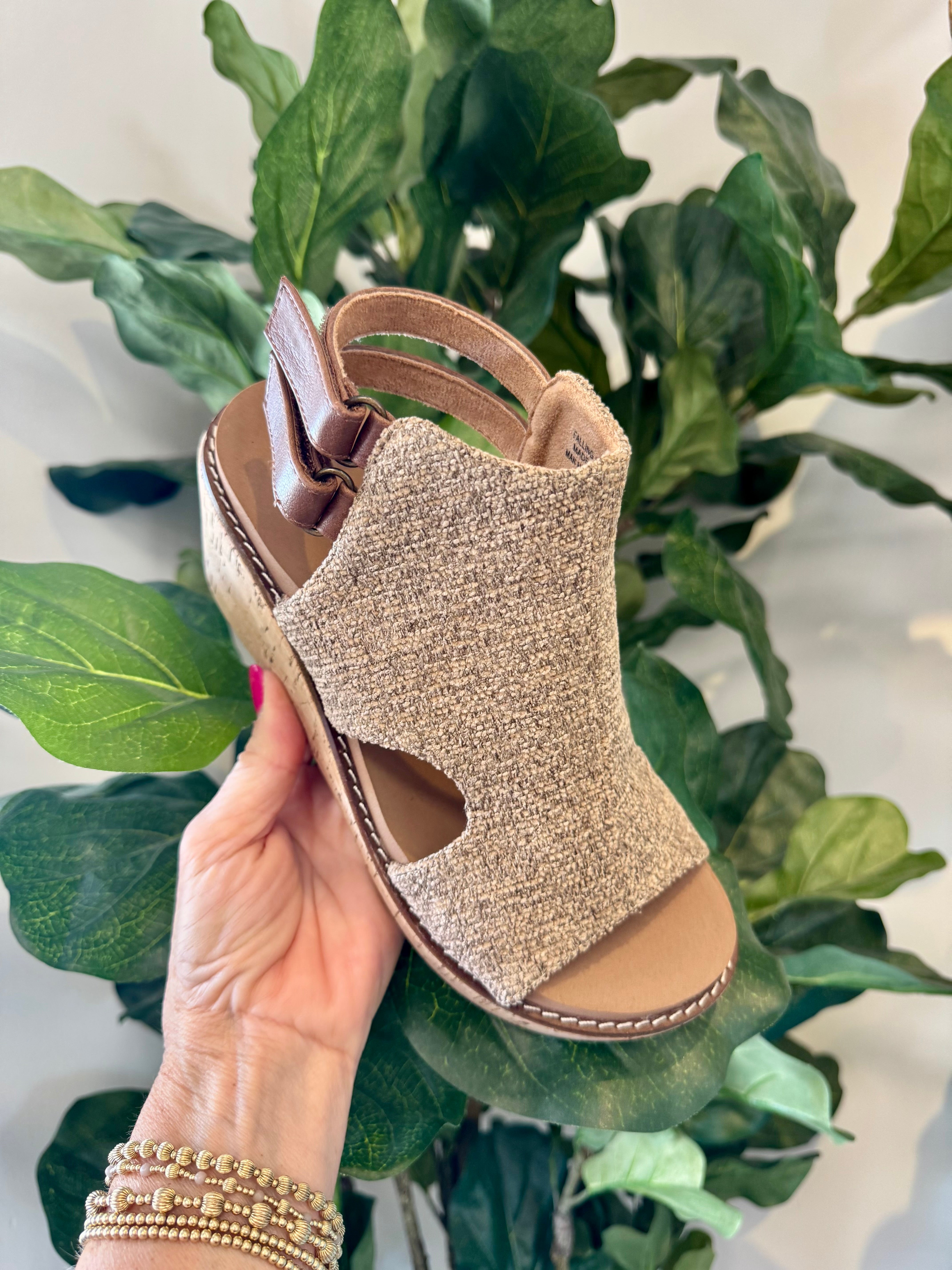 Corkys Falling Hard - Tan-270 Shoes-Corkys-The Lovely Closet, Women's Fashion Boutique in Alexandria, KY