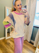 Winter Berry Relaxed Fit Top-100 Short Sleeve Tops-easel-The Lovely Closet, Women's Fashion Boutique in Alexandria, KY