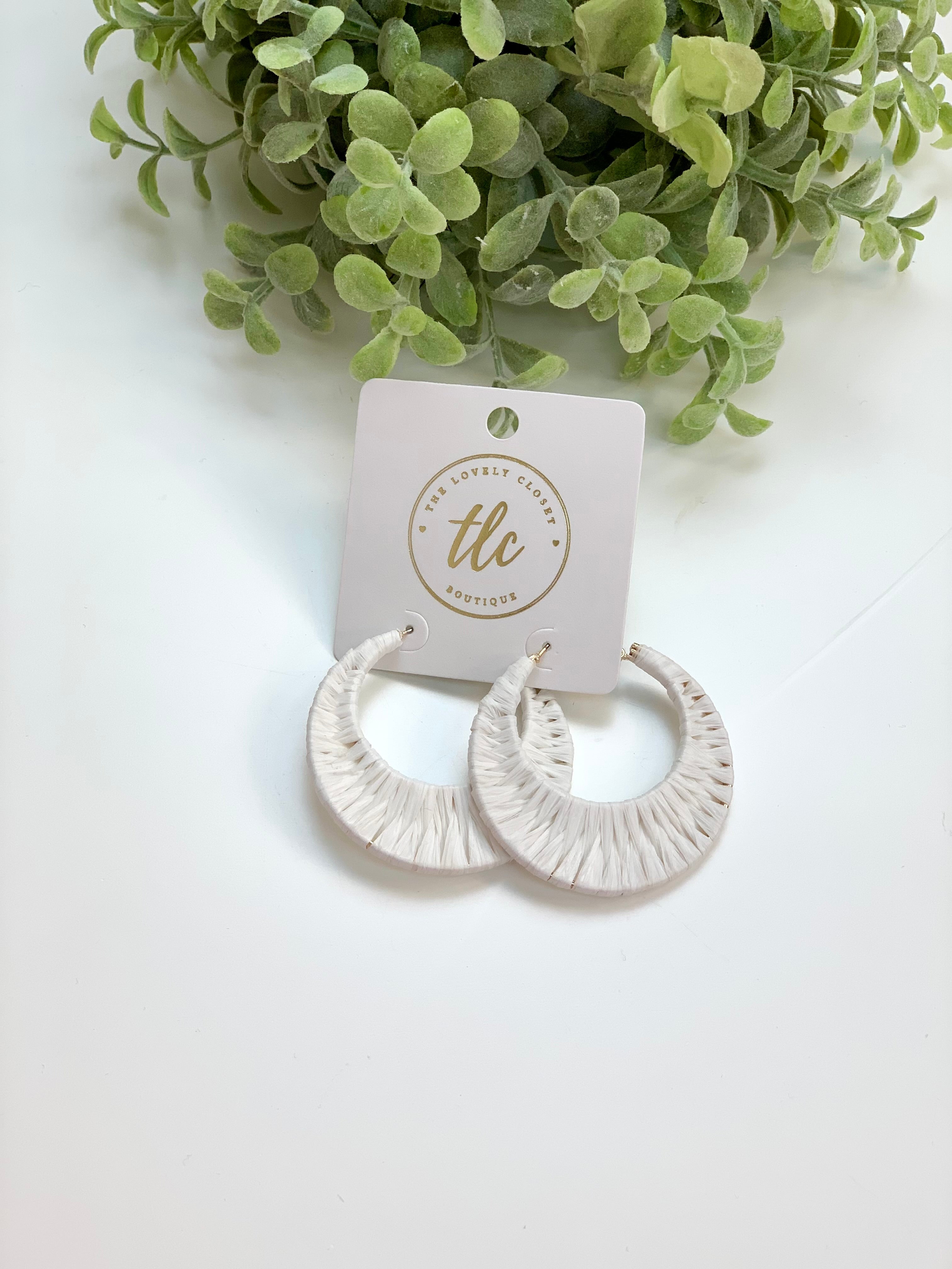 Catching the Wave Earrings - White-250 Jewelry-The Lovely Closet-The Lovely Closet, Women's Fashion Boutique in Alexandria, KY