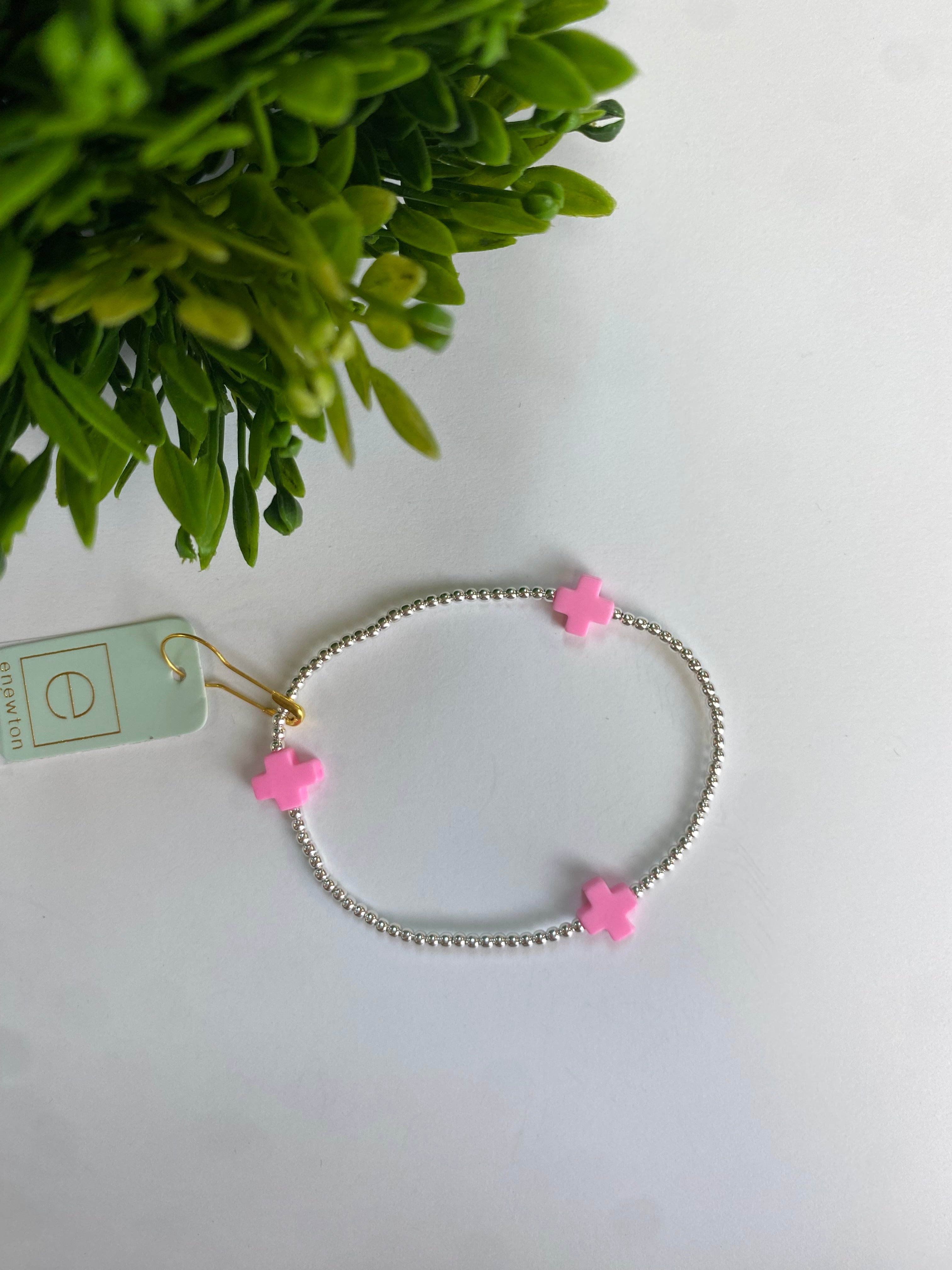 2mm Signature Cross Sterling-260 eNewton-eNewton-The Lovely Closet, Women's Fashion Boutique in Alexandria, KY