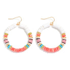 Hoop Disc Earring - Multi-250 Jewelry-judson-The Lovely Closet, Women's Fashion Boutique in Alexandria, KY