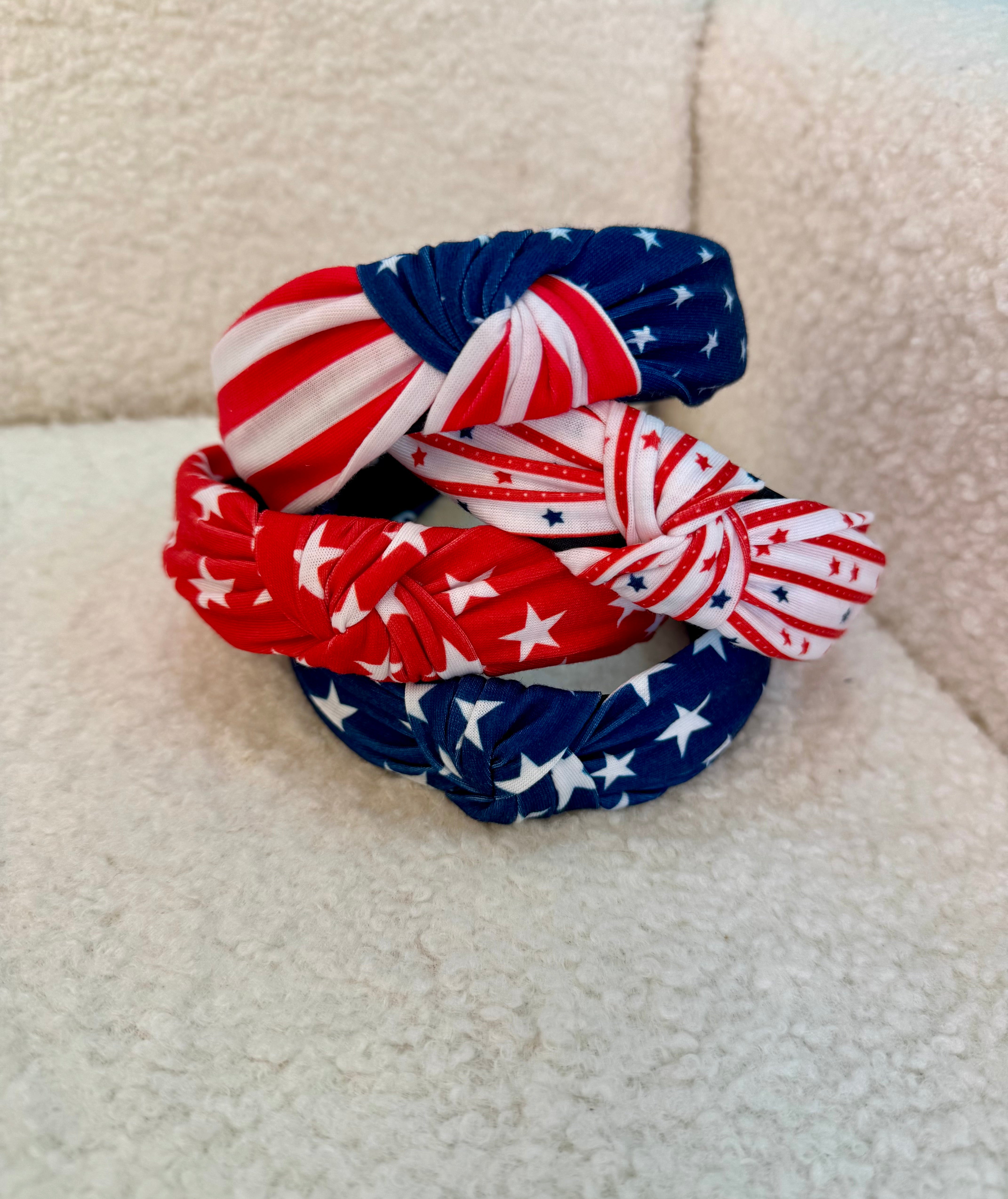Patriotic Headbands - Assorted-280 Accessories-The Lovely Closet-The Lovely Closet, Women's Fashion Boutique in Alexandria, KY