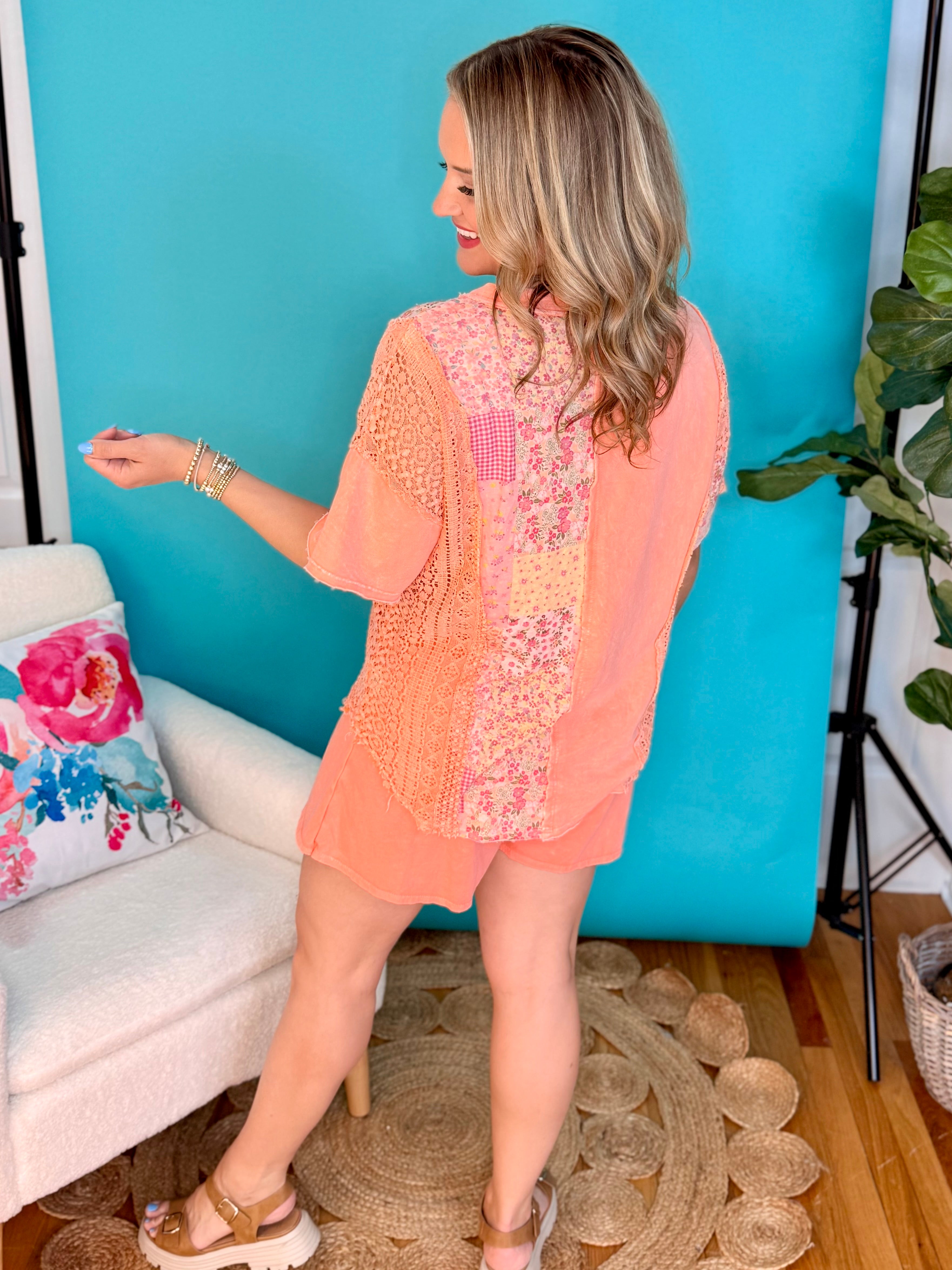 Too Comfy to Care Henley-100 Short Sleeve Tops-J.Her-The Lovely Closet, Women's Fashion Boutique in Alexandria, KY