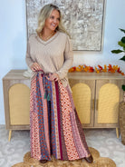 Fall Rayon Gauze Pants-240 Pants-easel-The Lovely Closet, Women's Fashion Boutique in Alexandria, KY