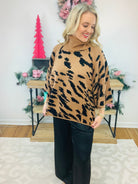 Leopard Luxe Sweater-140 Sweaters-The Lovely Closet-The Lovely Closet, Women's Fashion Boutique in Alexandria, KY