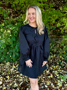 Festive Bows Dress-180 Dresses-The Lovely Closet-The Lovely Closet, Women's Fashion Boutique in Alexandria, KY