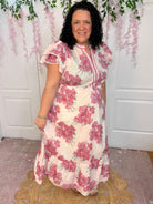 Spring Bouquet Midi Dress-180 Dresses-Umgee-The Lovely Closet, Women's Fashion Boutique in Alexandria, KY