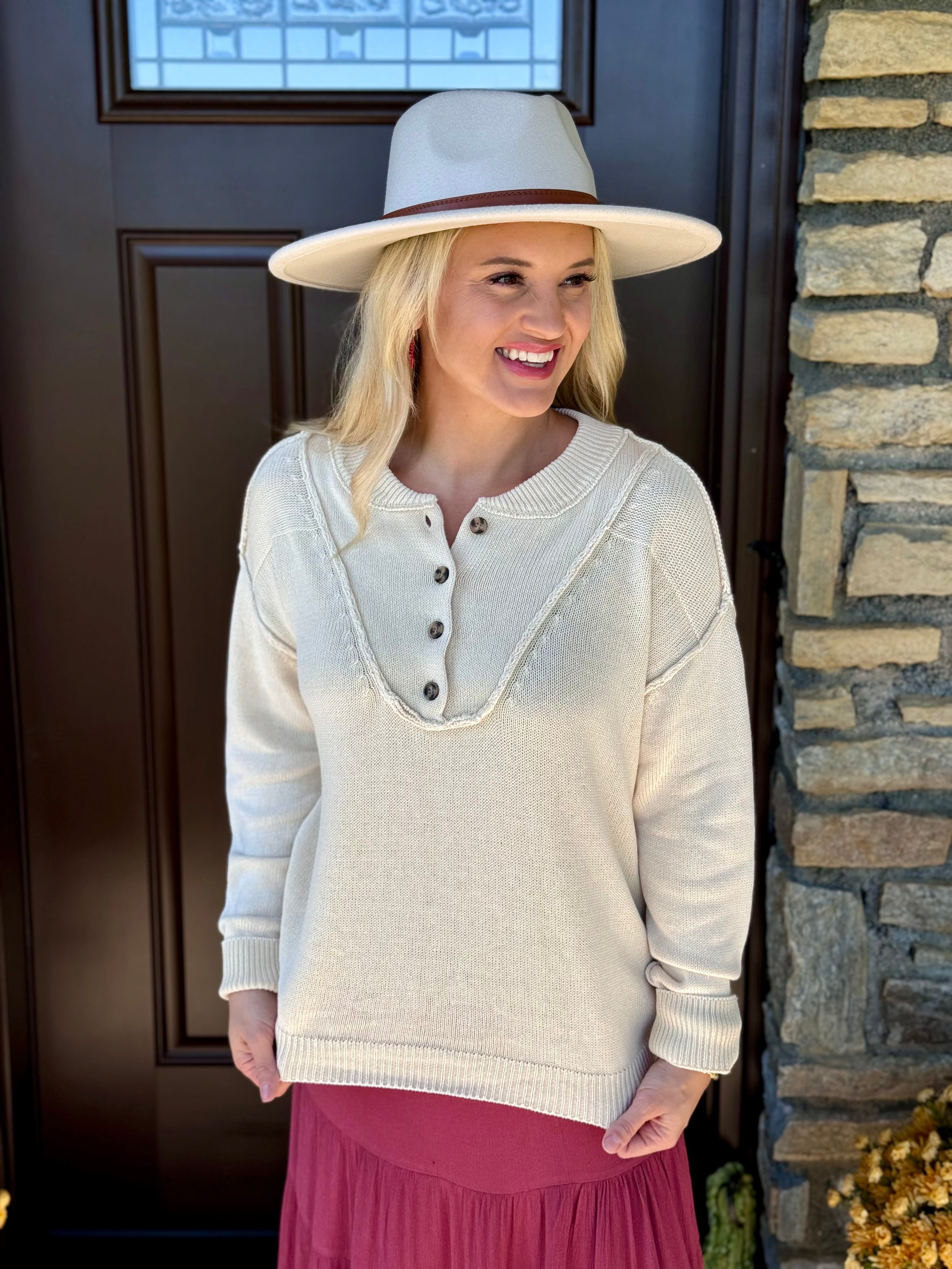 Falling for Classics Sweater-140 Sweaters-The Lovely Closet-The Lovely Closet, Women's Fashion Boutique in Alexandria, KY