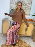 Fall Rayon Gauze Pants-240 Pants-easel-The Lovely Closet, Women's Fashion Boutique in Alexandria, KY