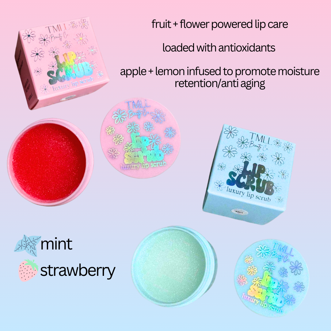 TMLL Luxury Lip Scrub-250 - TMLL Beauty Co - Skincare-TMLL Beauty Co-The Lovely Closet, Women's Fashion Boutique in Alexandria, KY
